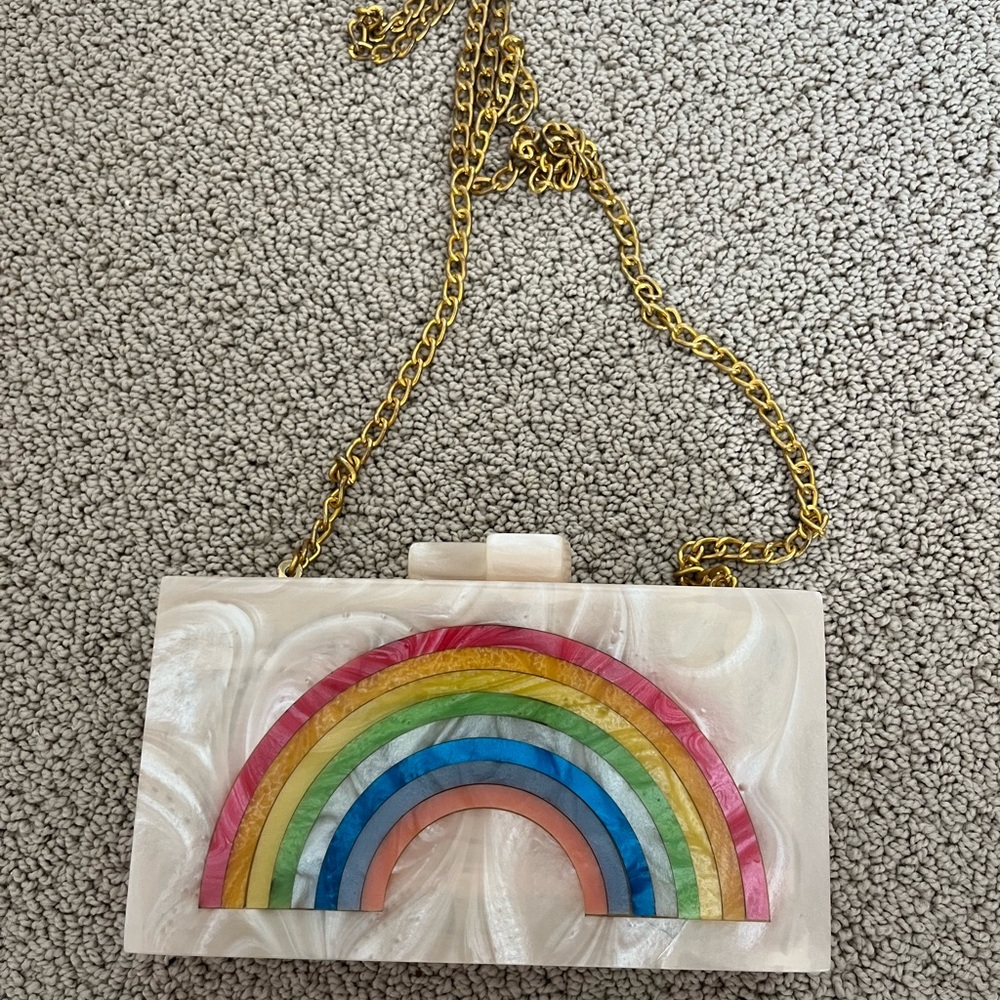 Rainbow Clutch Purse